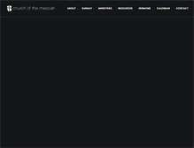 Tablet Screenshot of messiahchurch.ca